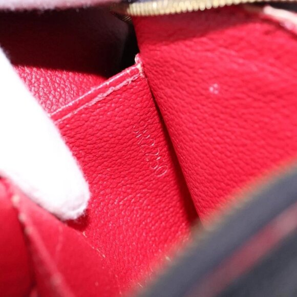 LOUIS VUITTON Monogram Empreinte Pochette Cosmetic PM Navy M69413 LV Auth 138768 - Picture 13 of 16